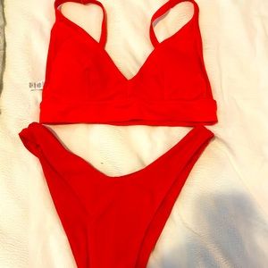 Red/Pink Aerie Bikini